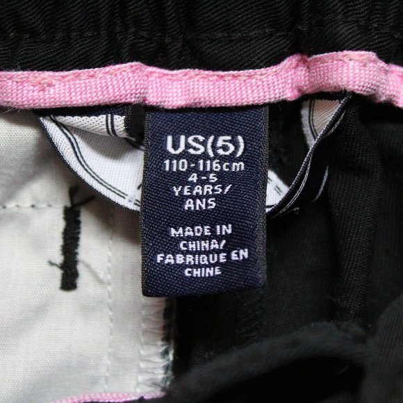 NWOT Lands' End Black Pants Kids SZ 5 - Picture 7 of 7